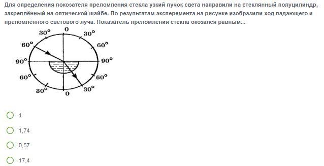 На пути тонкого светового пучка ао помещают стеклянный полуцилиндр какие лучи изображены на рисунке