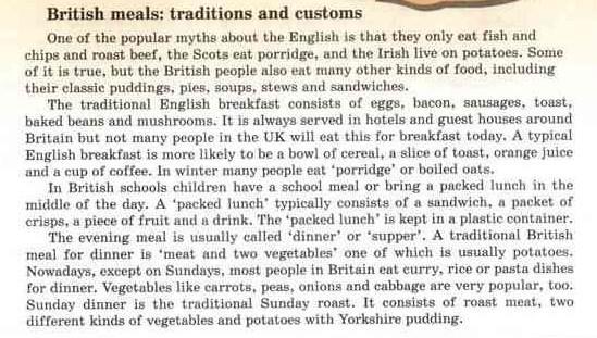 British meals текст. British traditions and Customs. British meals перевод текста. Customs and traditions перевод.