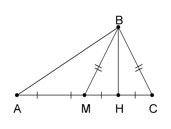 Треугольник abc bh высота. В треугольнике ABC BM Медиана. Треугольник АВС Медиана ВМ. Треугольник АВС С медианой БМ.