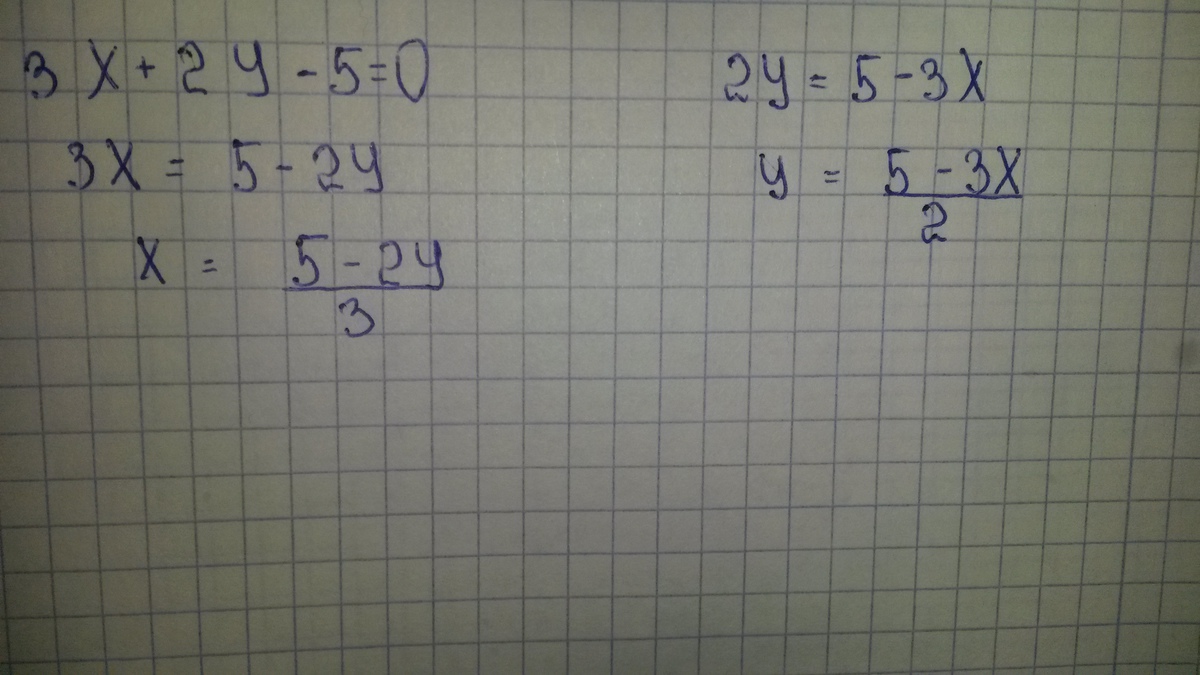 5x2 2x 5 0. Выразить x через y 2x = 5 - y : 2. 5x-3=0. Выразить y через x. X2+y=0 выразите переменную y через.