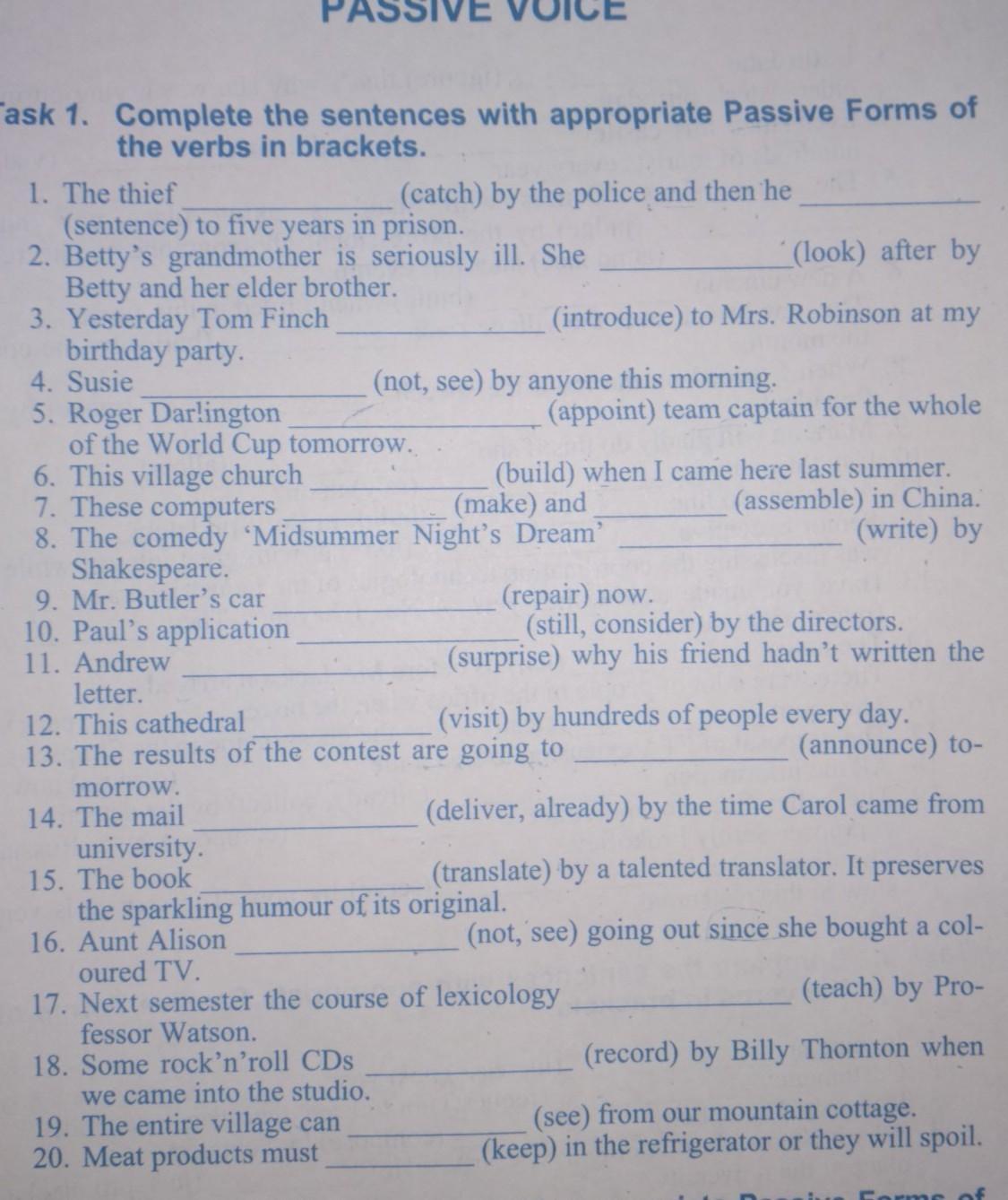 Appropriate verb. Задания по пассиву англ оригинальные. Appropriate Passive forms. Комарова пассив английский. Пассив английские слова this that tomorrow.