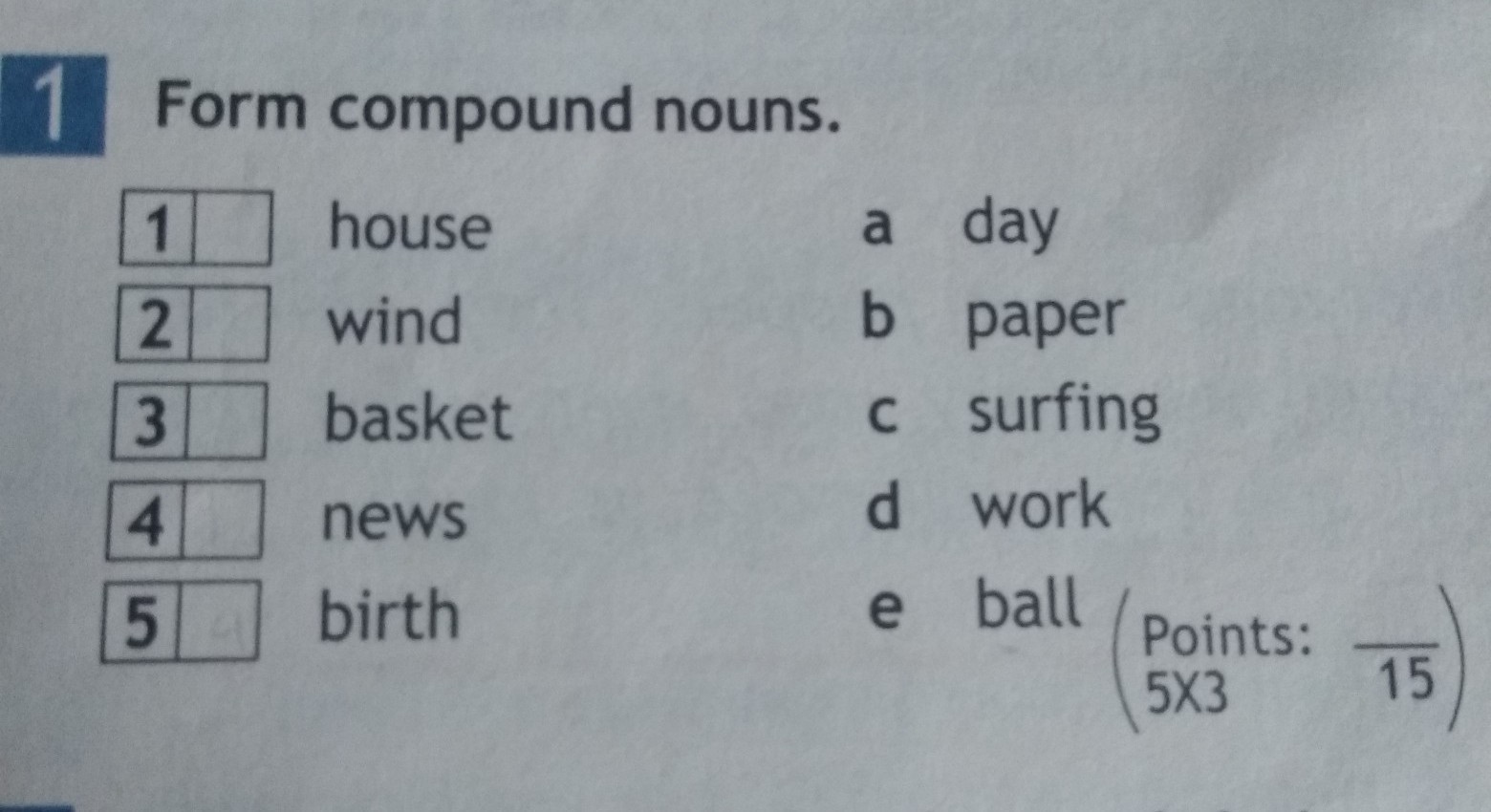 Тест на английский язык 5 класс. Form Compound Nouns ответы. Compound Nouns упражнения. Compound Nouns er ist or. Stress in Compound Nouns.