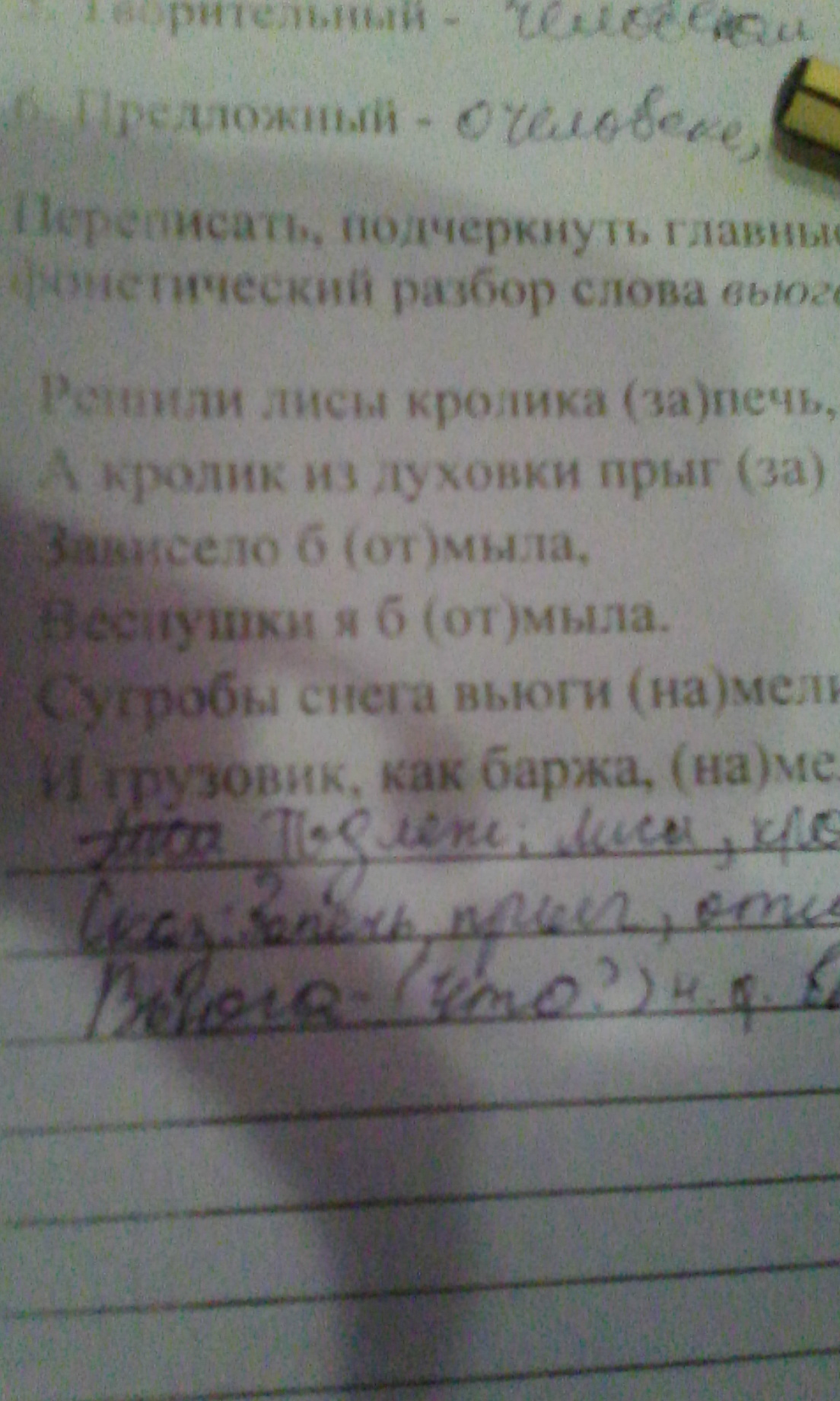 Разбор слова вьюга 4 класс. Просклонять слово Снежная буря с вопросами.