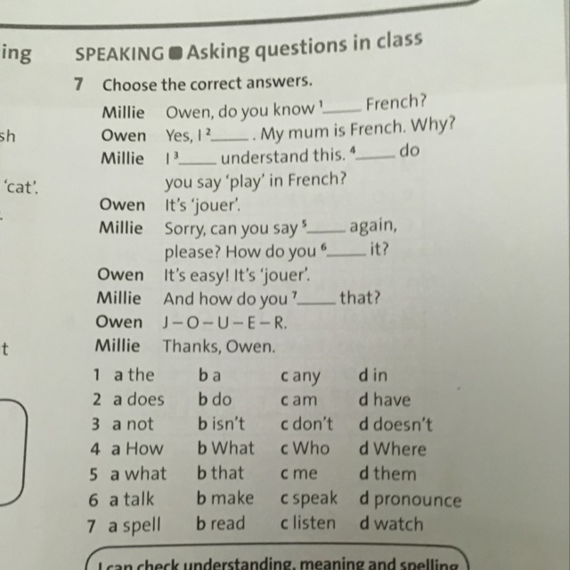 Module 4 choose the correct answer