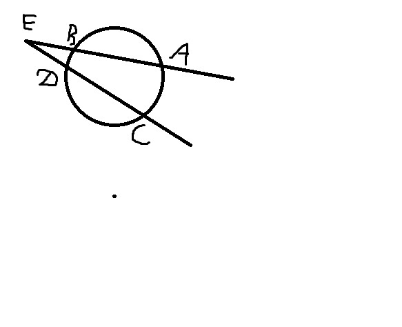 Аб секущая. К окружности проведены две секущие ва и СД пересекающиеся в точке е. Если АС И ае секущие то выполняется равенство. Если ab и AC – секущие, то выполняется равенство ... ..