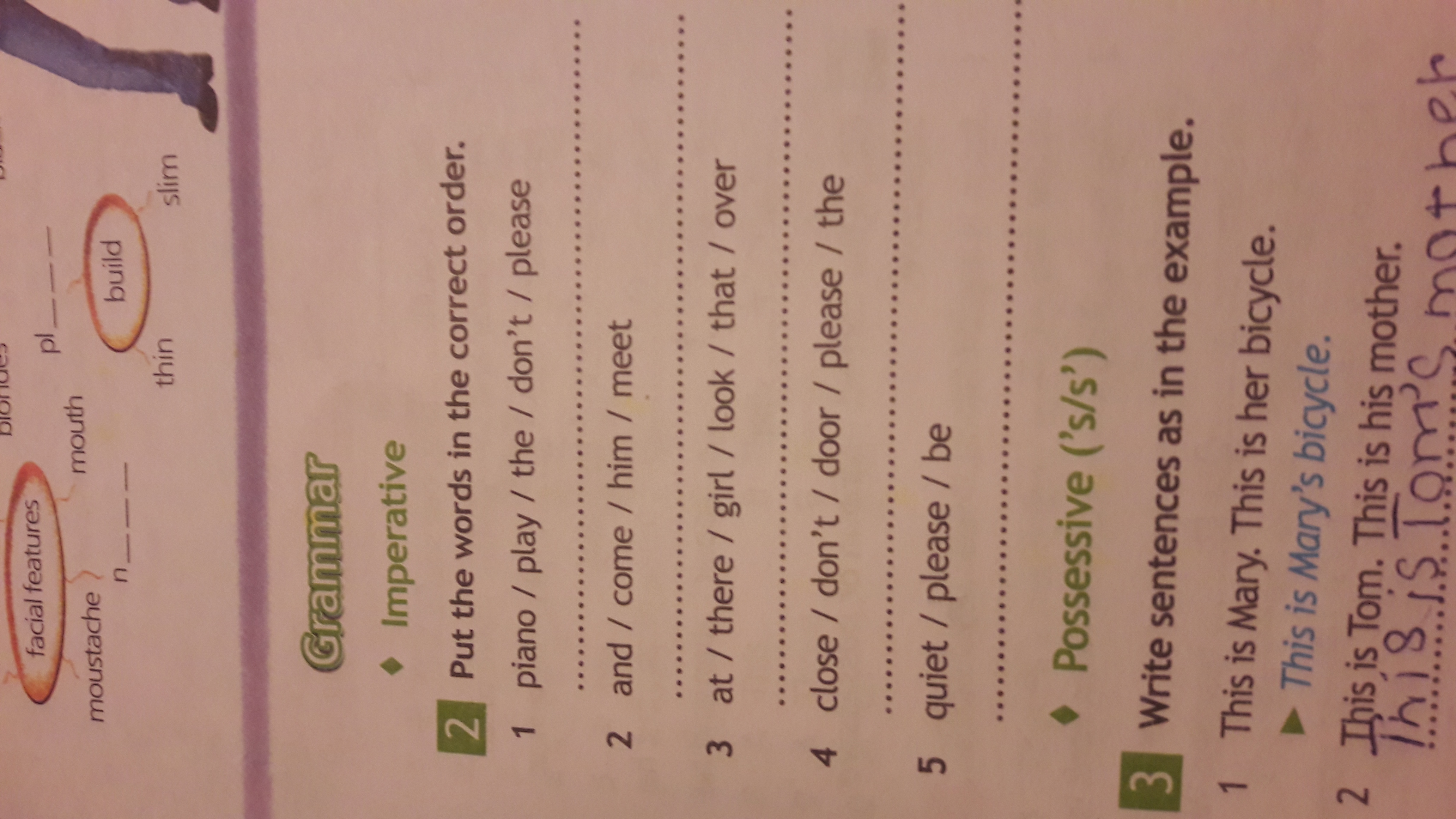 At there girl look that over составить. Write the sentences in the correct order. There girl look that. This is Mary's Baby/Babies гдз. Look and write the Originals in the correct order.