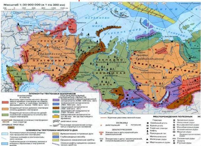 Конспект по географии рельеф тектоническая основа