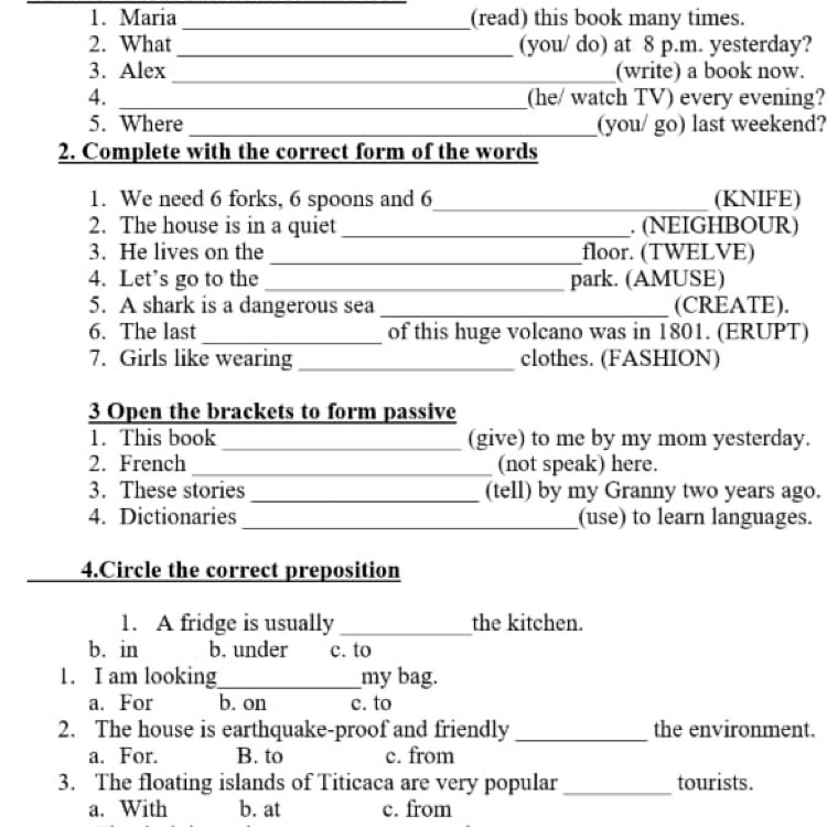 Use the verbs in brackets. Open the Brackets and put the verbs in the correct form. Correct Passive form. Circle the correct form of the verb ответы. Write the correct ing forms 5 класс.