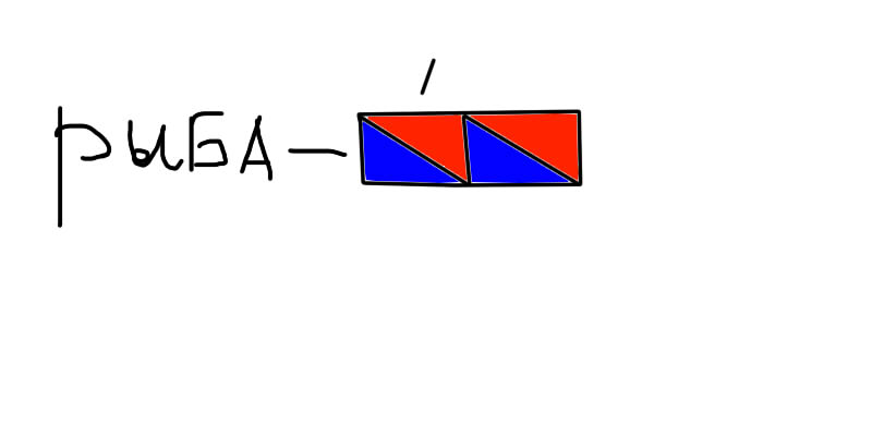 Маяк схема слова цветная для 1 класса