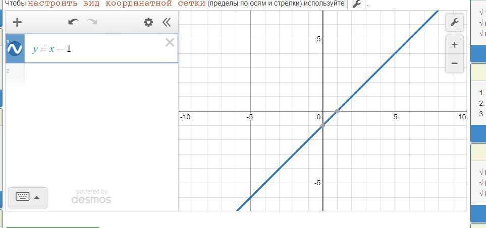 построить график уравнения x - y = 6