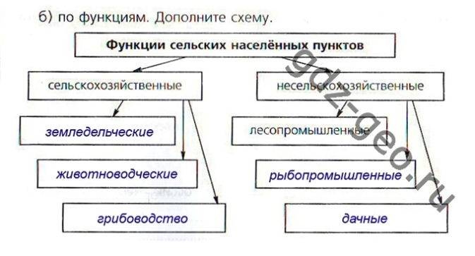 Города и сельские поселения география 8 класс полярная звезда презентация