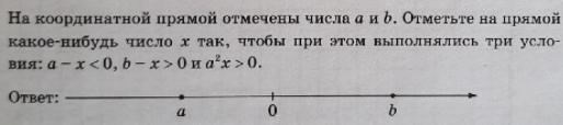 Отметьте б. На координатной прямой отмечены числа а и б номер 316336.