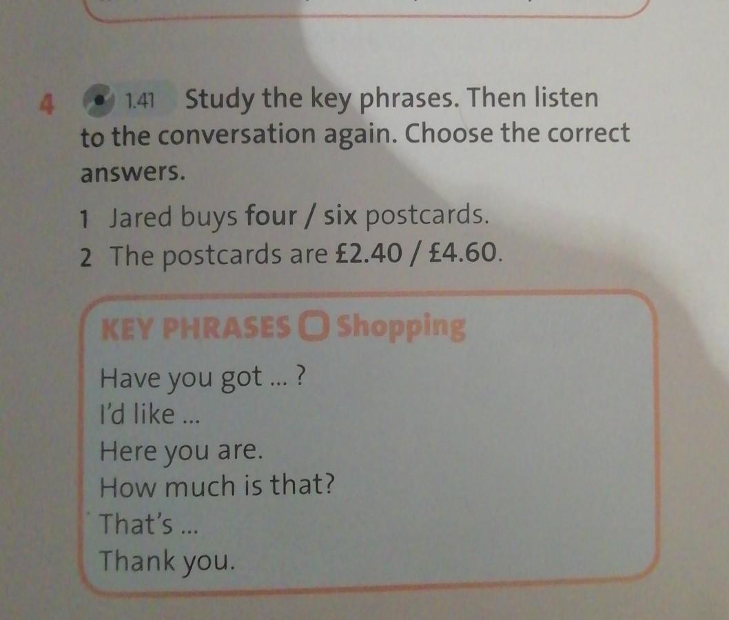 Key phrases. Study speak out then listen again and find the phrases you hear. Read the Listening Strategy then listen again choose the correct answer.