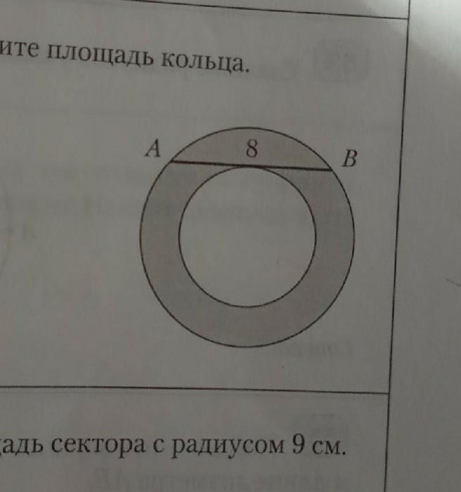 2 найдите площадь кольца. Площадь кольца. Найдите площадь кольца. Площадь кольца через диаметр. Как найти площадь кольца.