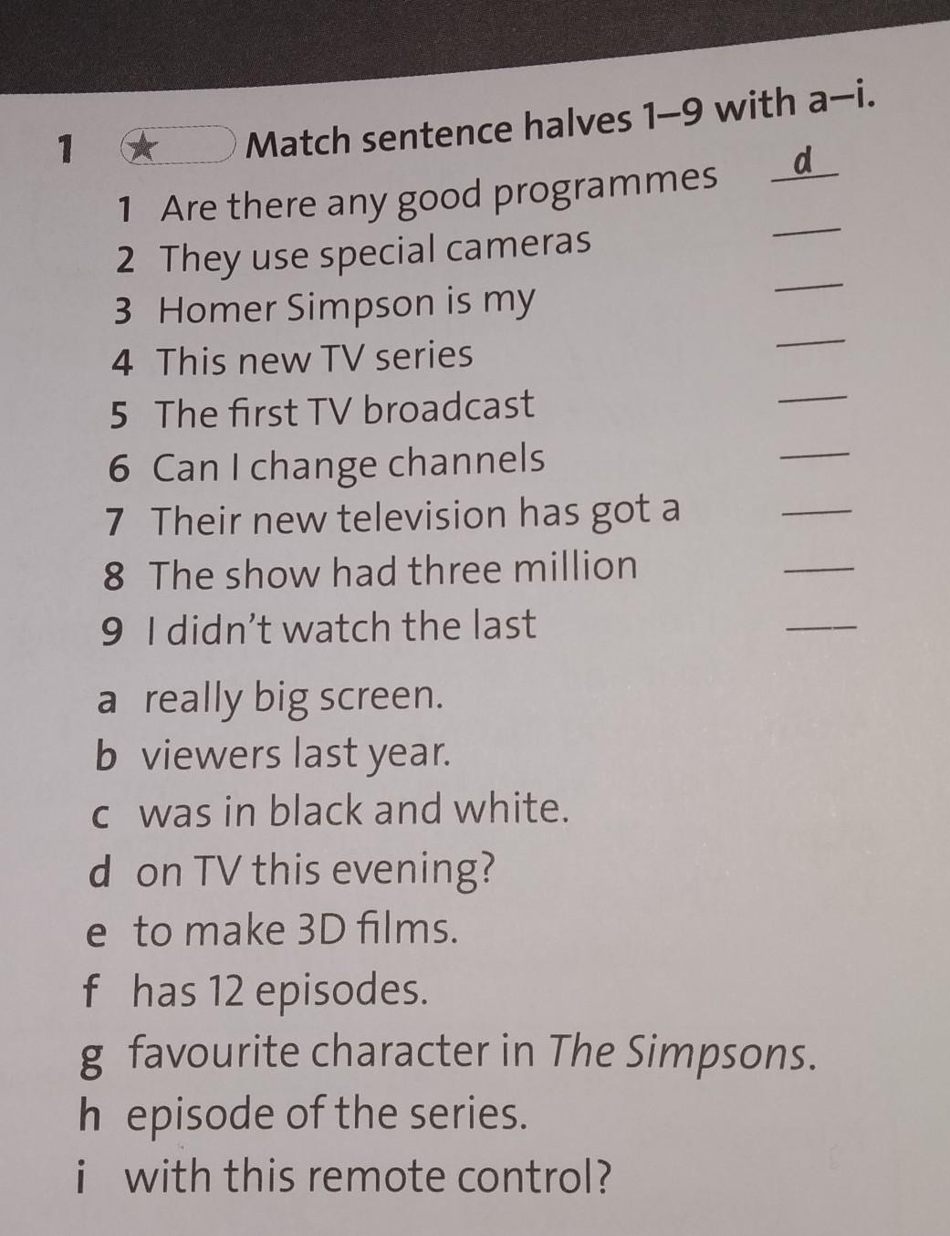 B match the sentence halves. Match the sentences. Sentence halves. Match two halves of the sentences. 1 Match the sentences halves.