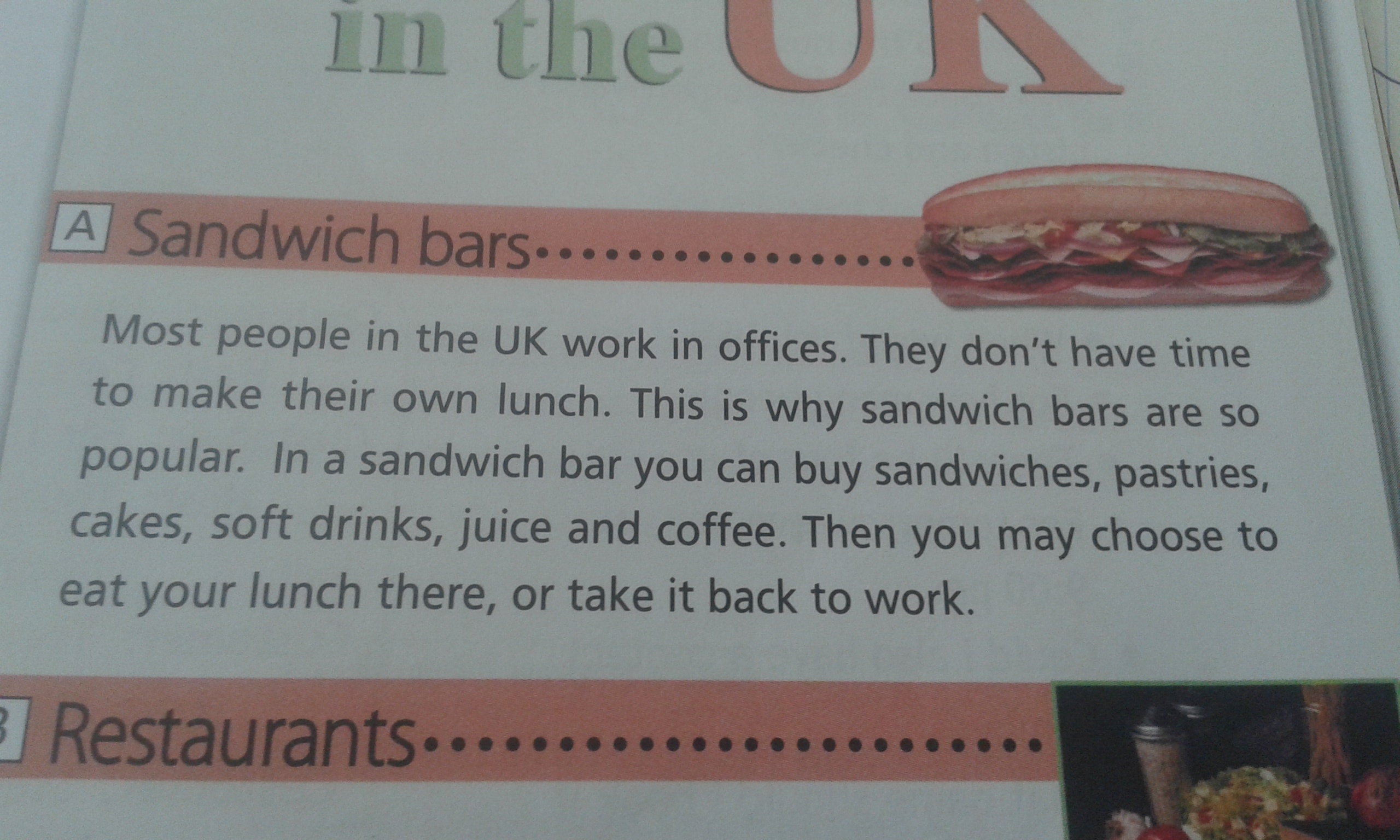 Had time перевод. Sandwich Bars most people in the uk work in Offices. Перевод текста most people in the uk..... Sandwich Bars most people. Most people in the uk work in Offices перевод.