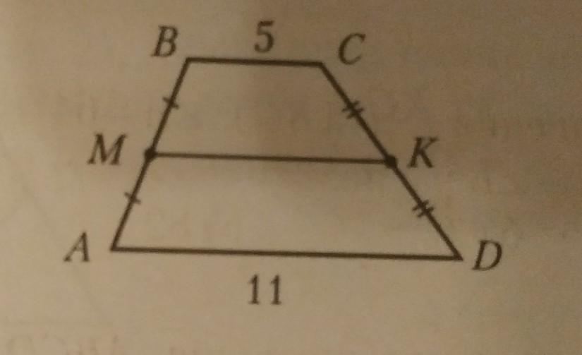 На рисунке abcd трапеция. На рисунке 308 ABCD трапеция. На рисунке 308 ABCD трапеция m- середина. Рис 462 найти MK.