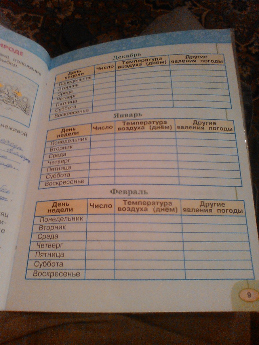 День недели температура. Другие явления погоды. Понаблюдайте за погодой зимой. Таблица наблюдения за погодой в течение недели. Наблюдение за погодой зимой.
