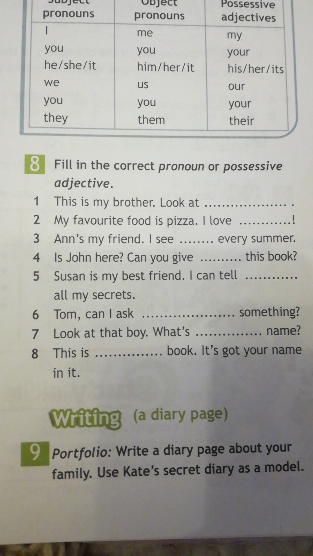 Use the correct pronoun. Задание по английскому языку fill in the correct pronoun or possessive adjective. Английский язык 5 класс fill in the correct pronoun or possessive adjective. Английский язык 5 класс fill in a, an,. Fill in the correct Word 5 класс ответы.