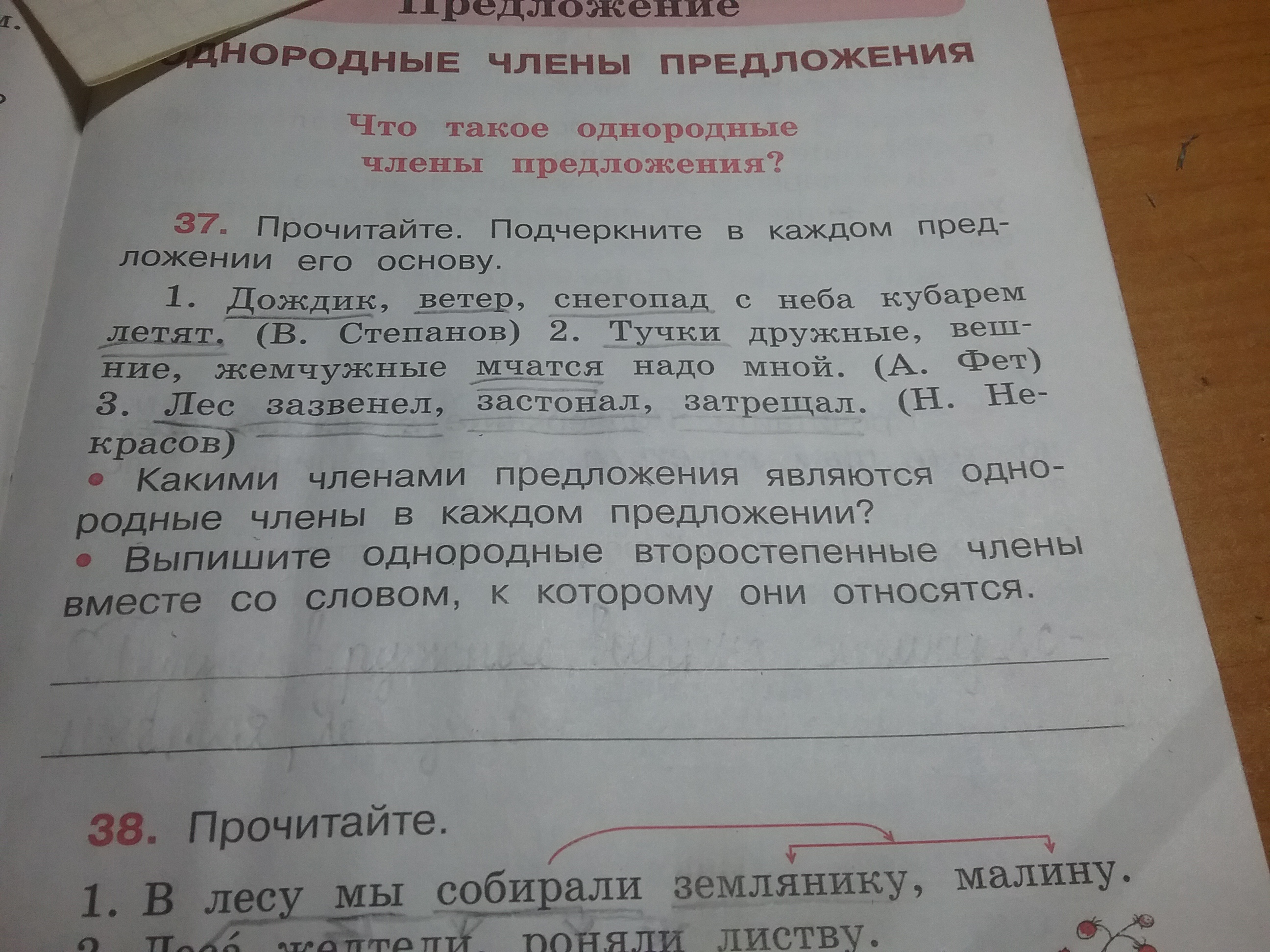 сам работа по русскому языку 8 класс второстепенные члены предложения фото 75