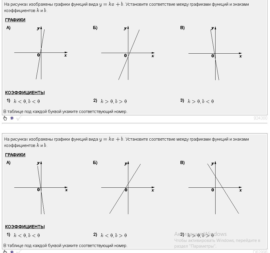 На рисунке изображены графики kx b. Соответствие между графиками и знаками коэффициентов. Графики функций виды. Соотнесите графики и коэффициенты.