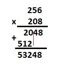 Решало 208. Умножение в столбик. 256*208 208 256 В столбик. Как решать столбиком в примери. 208:Столбиком.