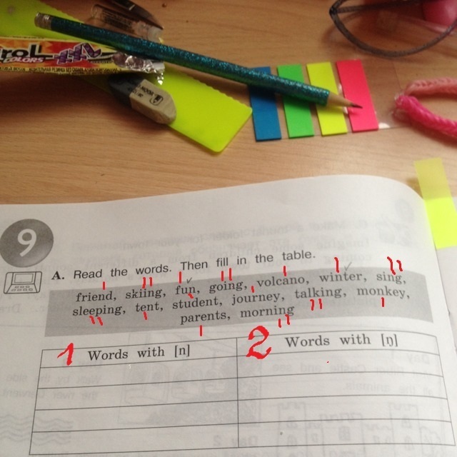 Fill in far reaching smart. Fill in the Table. Fill in the Words from the Table. Read copy the Table then put the Words Passed closed opened. Fill in the Table.add your own Words..