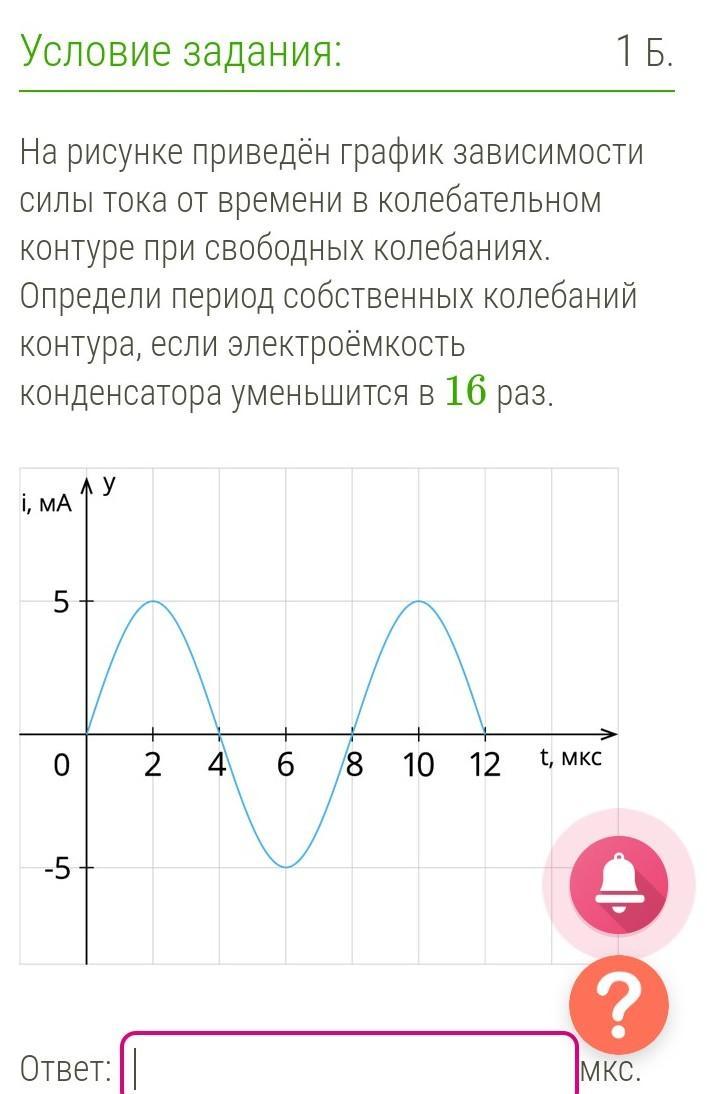 На рисунке даны графики зависимости смещения от времени при колебаниях