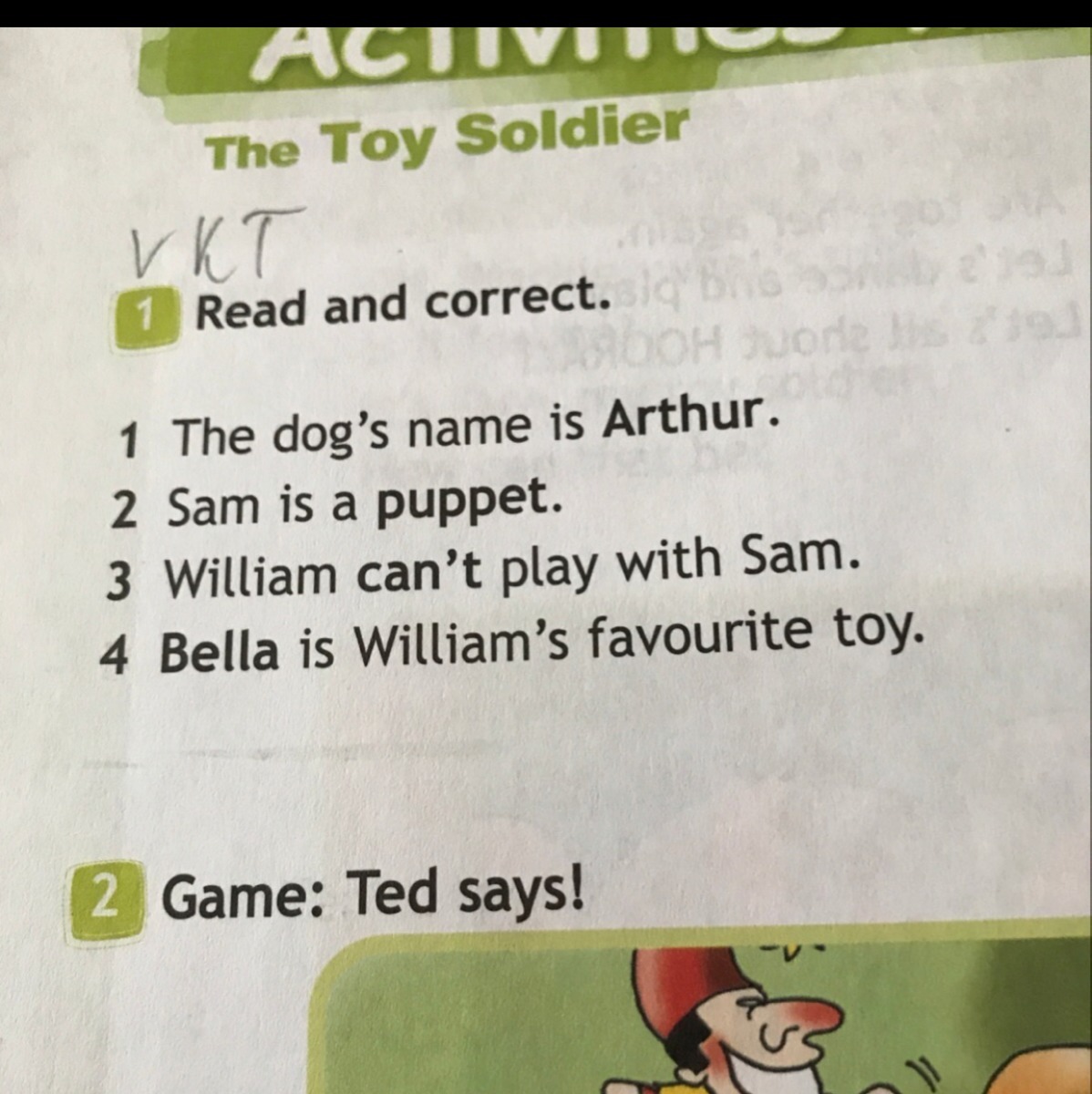 Close the correct. Английский read and correct. Read and correct 3 класс. Read and correct 3 класс ответы. The Toy Soldier 3 класс read and correct.