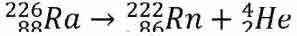 Запишите реакцию а распада радия. Ядро радона 220 86 RN испустило. Альфа распад радона 222 86. Радий 226 цепочка распада. Ядро радия 226 86.