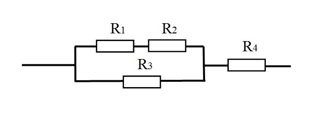 Проводник сопротивлением 5 ом. Схемы с 4 резисторами. Схема четыре резистора по 1 ом. Четыре лампы сопротивлением 4 ом 5 ом. 4 Резистора по 4 Ома.