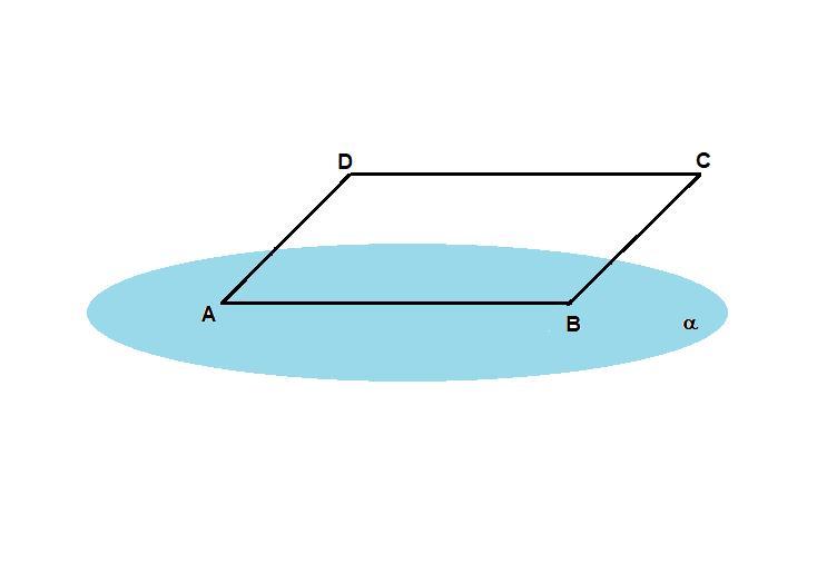 Прямая а лежит в плоскости альфа