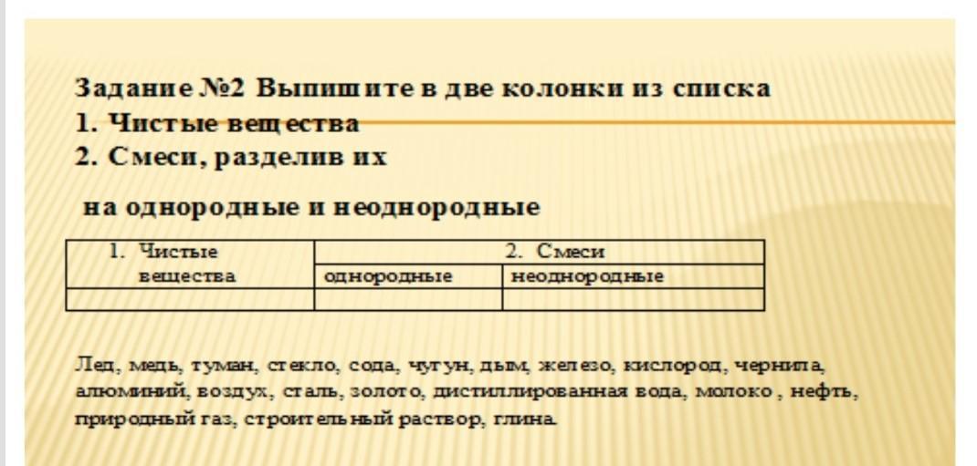 Выпишите в две колонки. Выпишите в 2 колонки смеси и чистые вещества. Выпишите в 2 колонки смеси и чистые вещества выпишите. Выпишите в две колонки смеси и чистые вещества лед. Выпишите в 2 колонки однородные и неоднородные смеси.