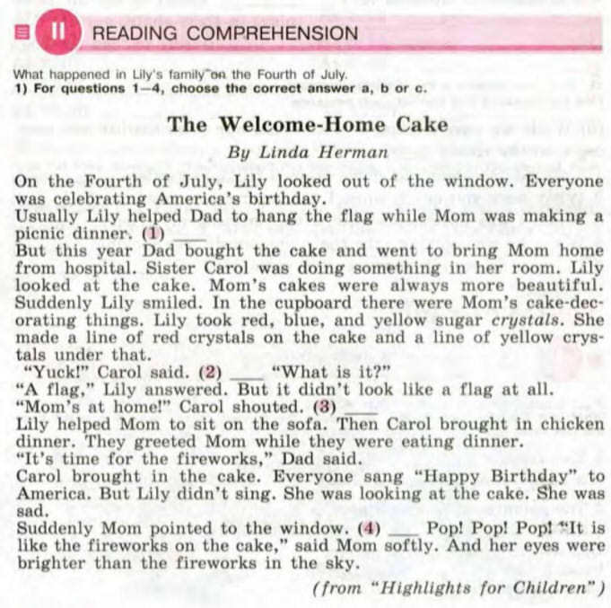What did happen or what happened. Английский 5 класс the Welcome-Home Cake вставленные слова. Reading Comprehension 5 класс кузовлев ответы. Ответы на whats happened на английском. What was happened? Перевод.