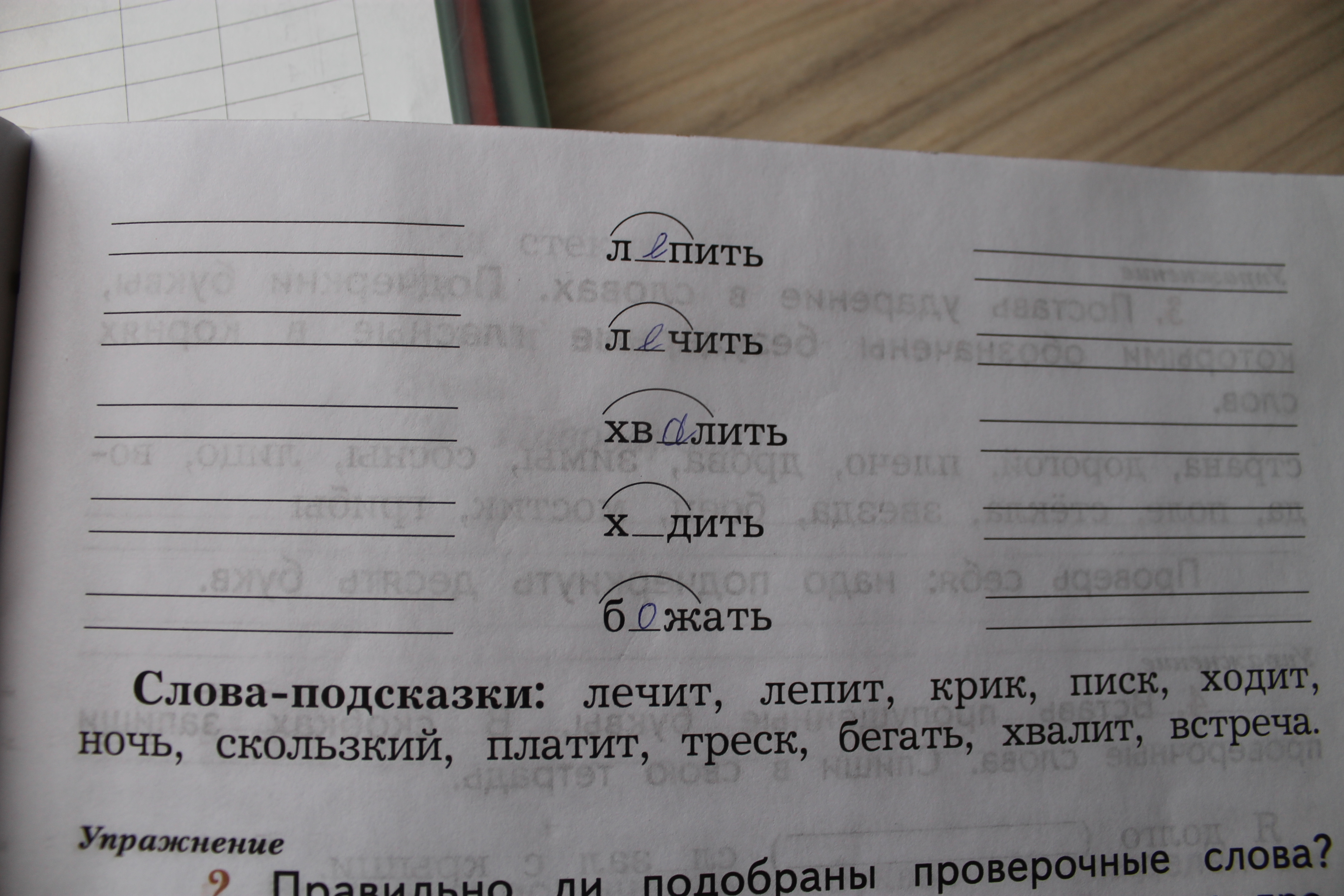 Вставь пропущенные буквы в словах которые нельзя проверить картина хорошо мебель лиловый