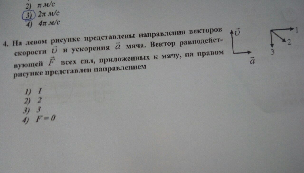 На рисунке представлены векторы скорости и ускорения. Вектор равнодействующей всех сил приложенных к мячу. Какое из направлений имеет вектор равнодействующей всех сил. На рис 1 представлены направления векторов скорости и ускорения мяча. Направление вектора равнодействующей всех сил приложенных к снаряду.