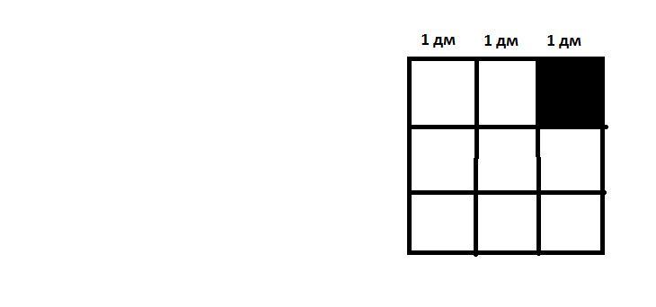 Сторона квадрата 9 дм. Какая доля квадрата осталась незакрашенной. Какая доля квадрата осталась незакрашенной 3 класс. Какая доля квадрата осталась незакрашенной 3. Какая доля большого квадрата осталась незакрашенной 3 класс.