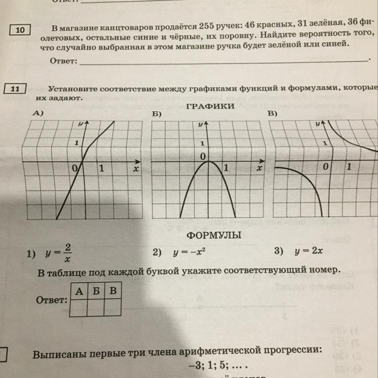 Решу 11. В магазин канцтоваров продается 255 ручек из них 46 красные 31 зеленые.