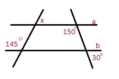 Найти угол х по рисунку геометрия 7