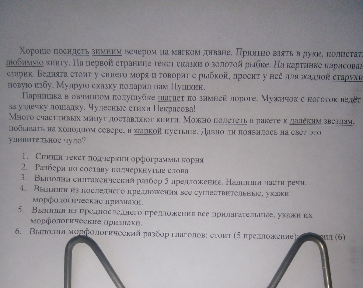 Хорошо посидеть зимним вечером на мягком диване диктант