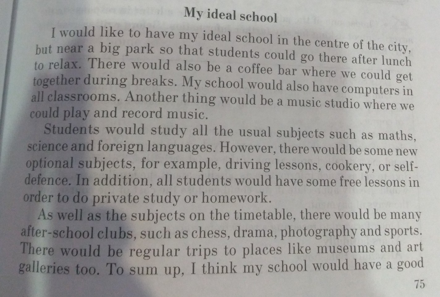 My перевод. My ideal Holiday. My ideal Holidays сочинение с переводом. My ideal School билет 3. My ideal Summer.