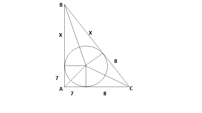 Прямоугольный треугольник вписанный в окружность. Касательная вписанной окружности в прямоугольном треугольнике. Точки касания вписанной окружности в прямоугольный треугольник. Точка вписанной окружности в прямоугольном треугольнике. Вписанный прямоугольный треугольник в окружность чертеж.