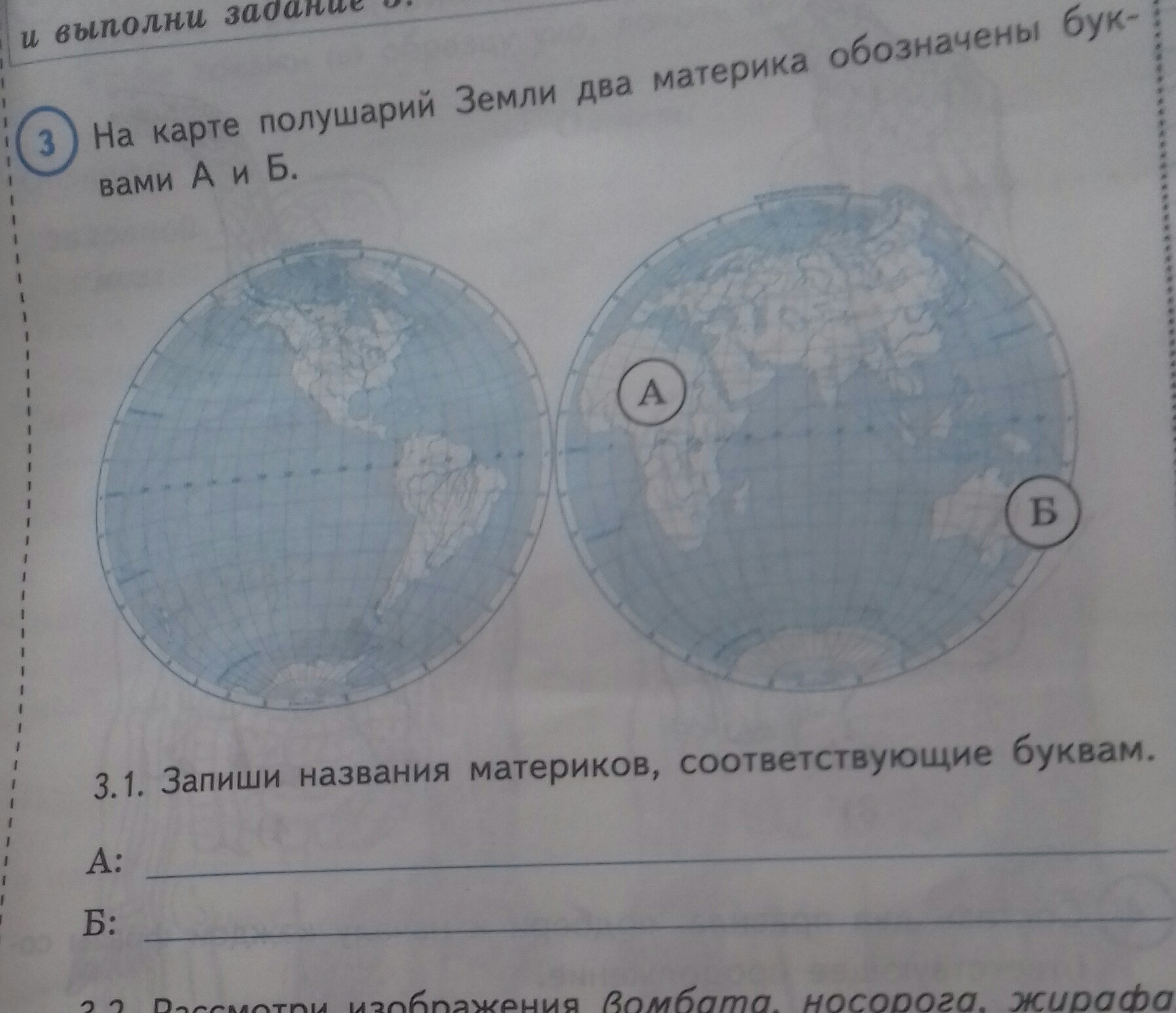 В строке ответа запиши. Отметь на карте полушарий. Обозначь стрелками на карте полушарий. Отметь материки на карте полушарий. Отметить материки на карте полушарий стрелками.