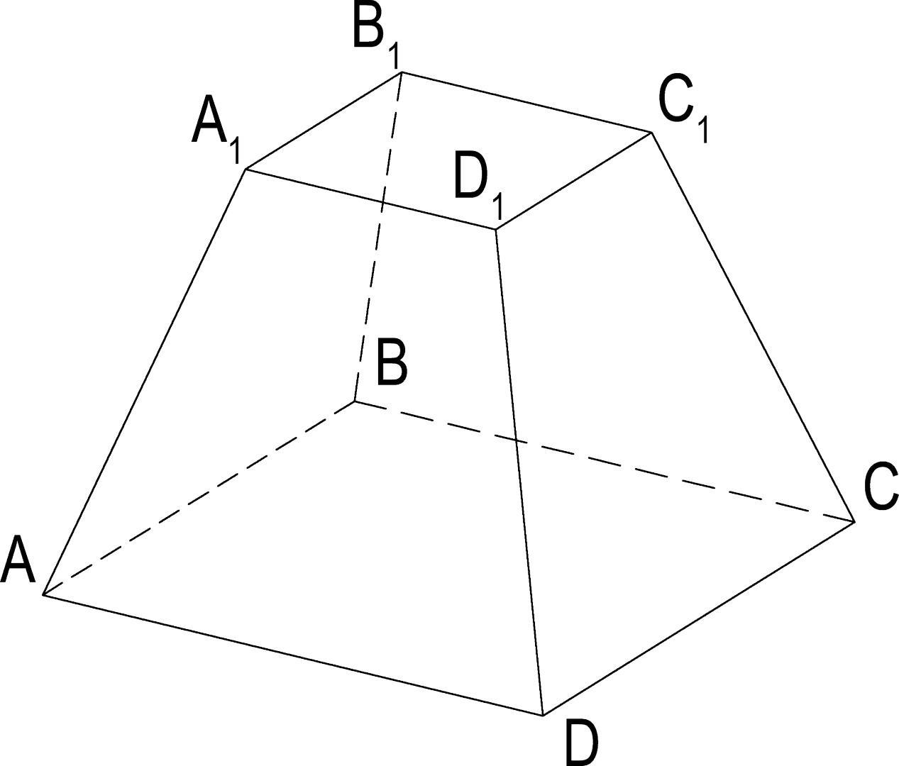 четырехугольной пирамиды