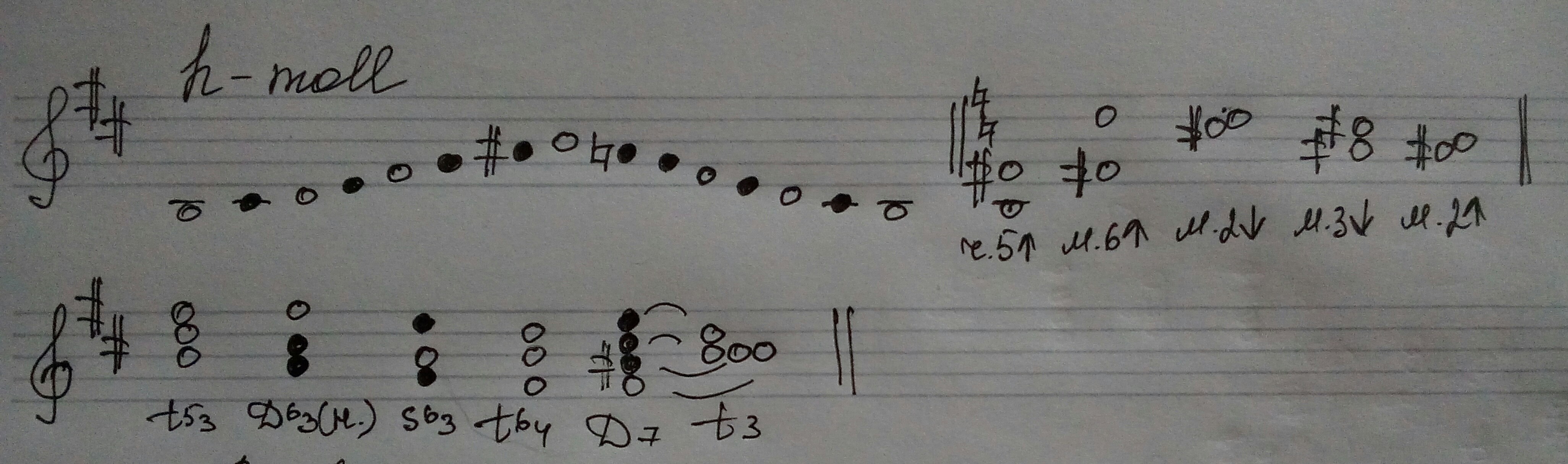 2 5 т ч. Гамма h Moll s53. Гамма h Moll гармонический вид. Гамма d-Moll гармонический d7. Три вида гаммы h Moll.