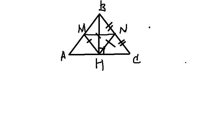 Основание рав. Начертите треугольник с помощью масштабной линейки. Середины сторон и Медианы треугольника. Начертите треугольник с помощью. Точки м и к середины сторон.