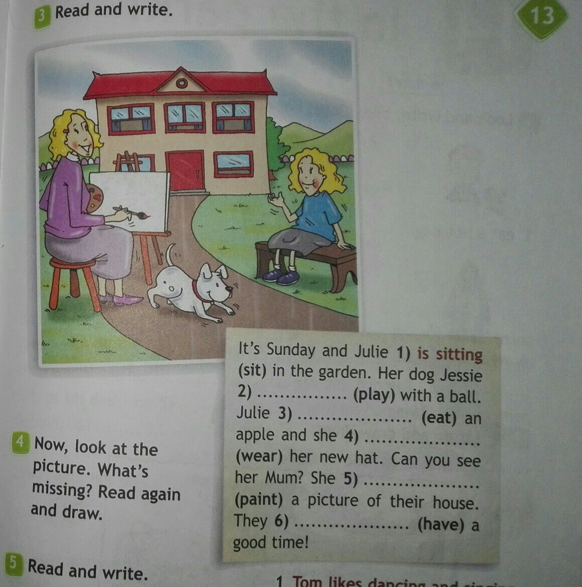 Look at the two pictures. Read and write ответы. Read and write 4 класс. Read and write 3 класс. Read and write номер 2.