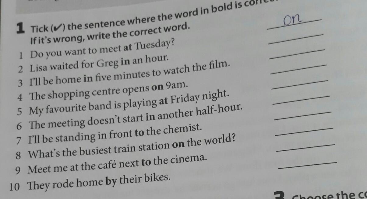 3 tick the correct sentences. Tick the correct sentences. Tick the correct Word. Tick (✓) the correct sentences Cross out the Incorrect Words and correct the mistakes 4 класс. Write the Word wrong.