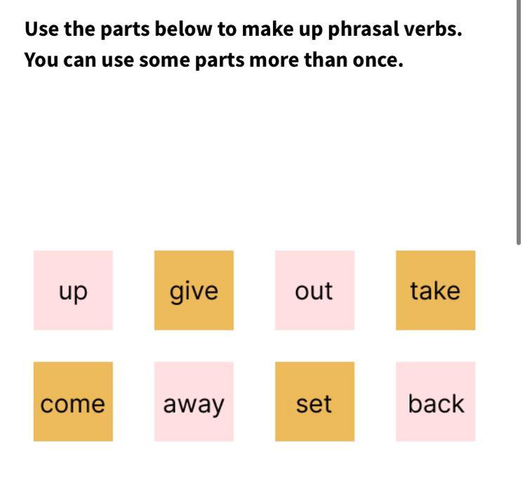 Write one word in each gap