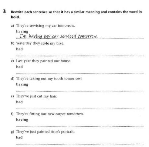 Rewrite the phrases in bold. Rewrite the sentences. Rewrite the sentences with the Words in Brackets. Rewrite the sentences using the Words in Bold. Rewrite the sentences. Use the Words in Brackets перевод на русский.